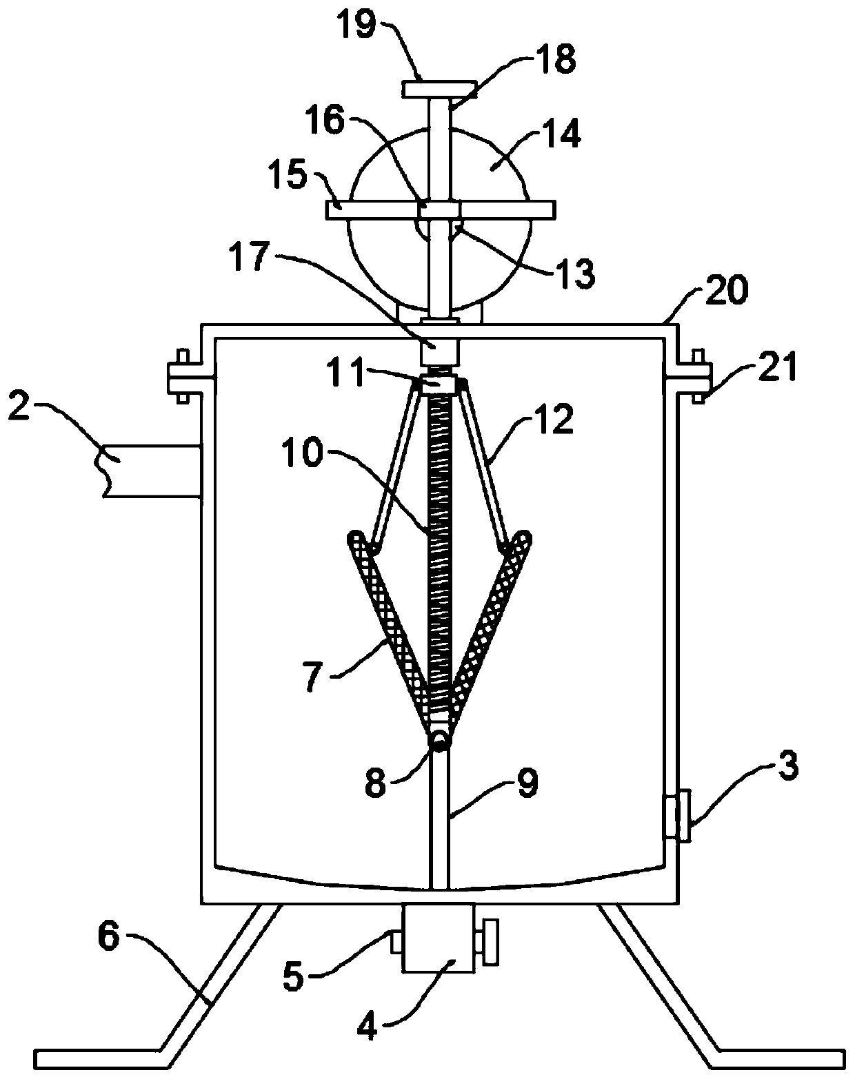 Energy-saving environment-friendly wastewater treatment equipment used for electronic processing