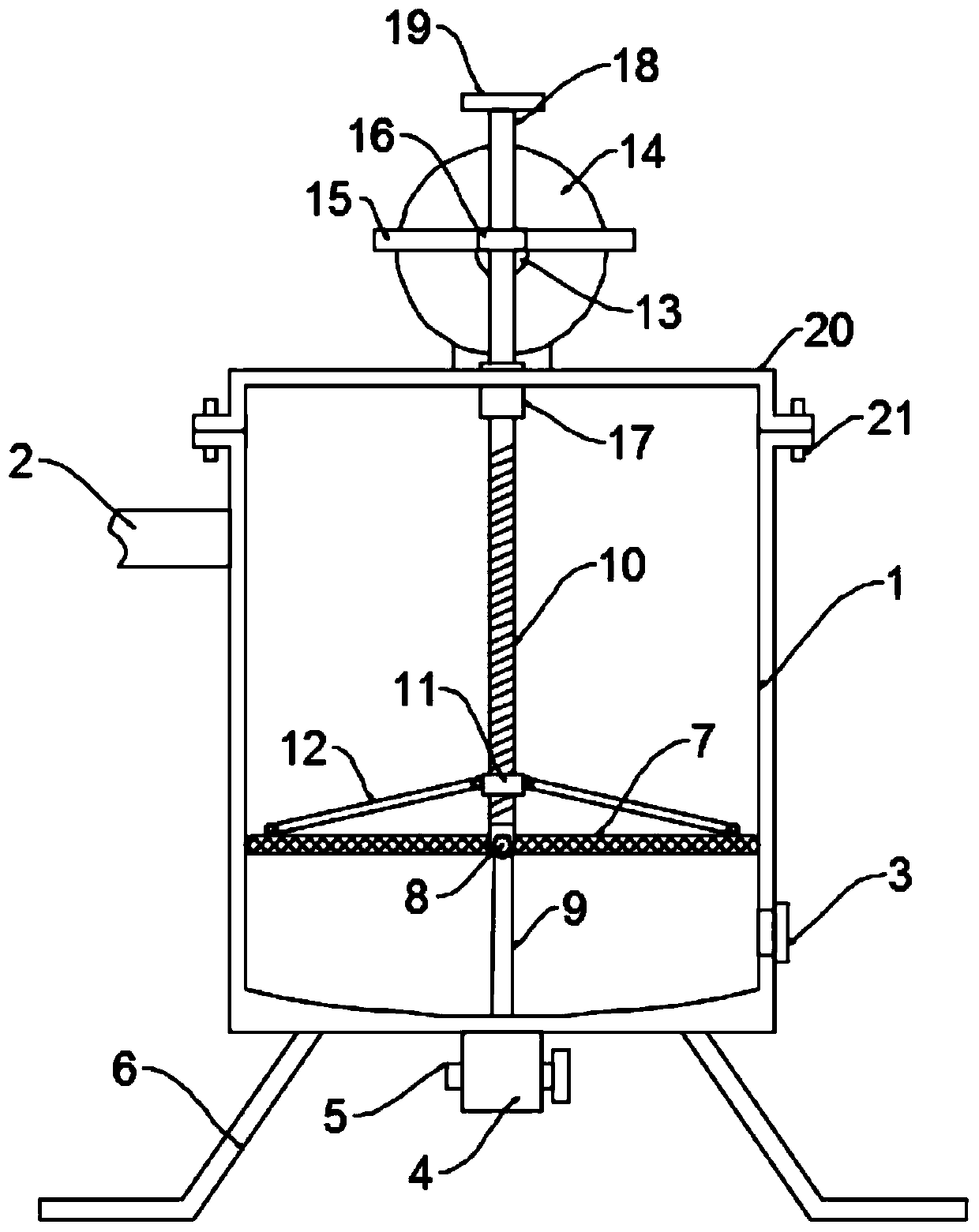 Energy-saving environment-friendly wastewater treatment equipment used for electronic processing