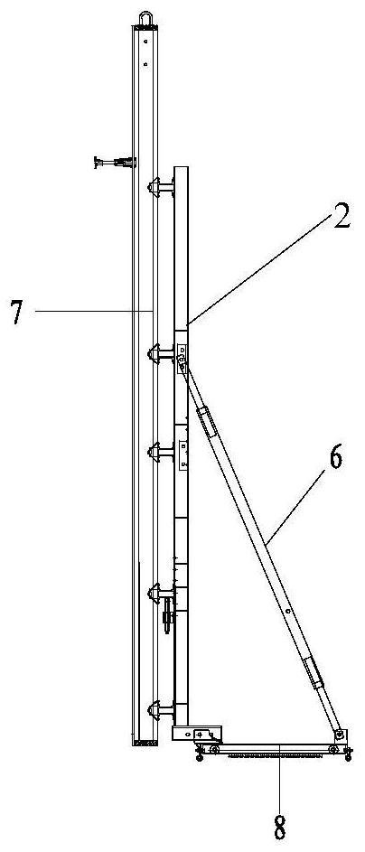 Construction method of hydraulic climbing formwork conversion system for special-shaped pier towers
