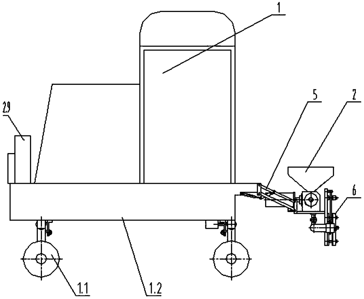 Pesticide spraying and fertilizer spraying machine for plant protection