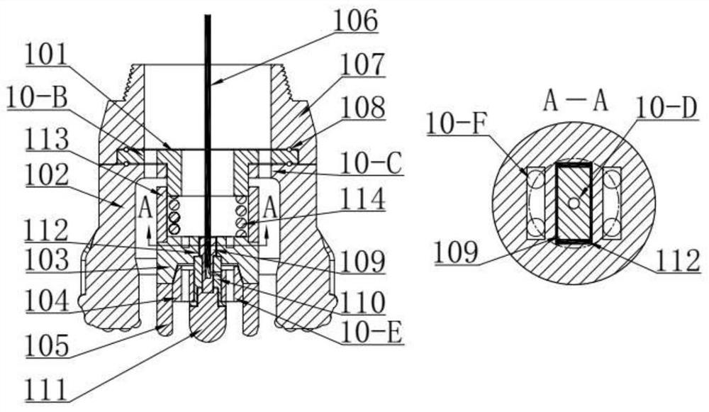 Electric pulse-mechanical composite rock breaking drill bit for deep stratum difficult to drill