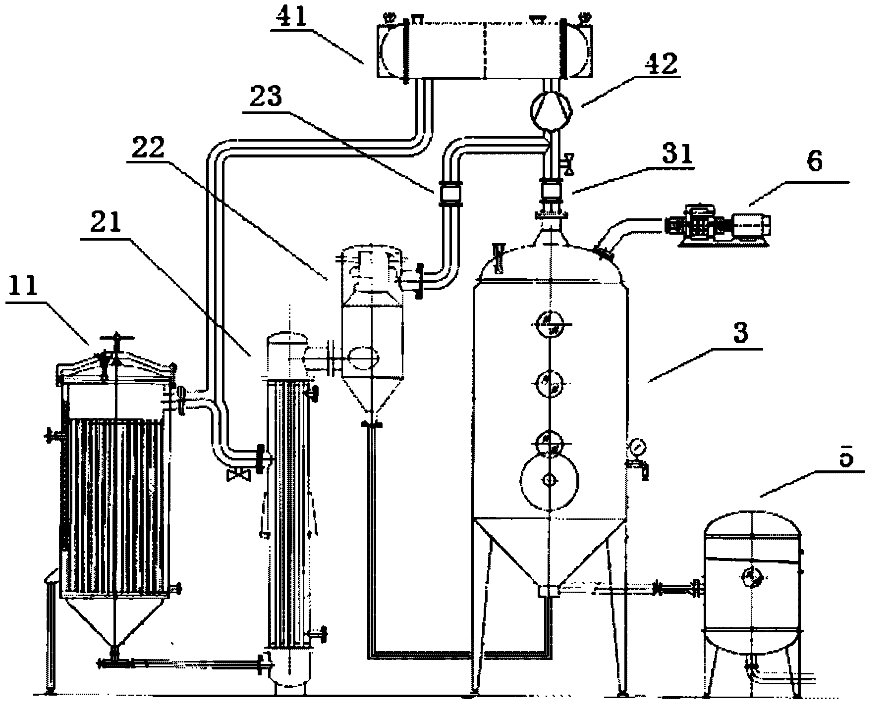 Microwave evaporation and concentration system
