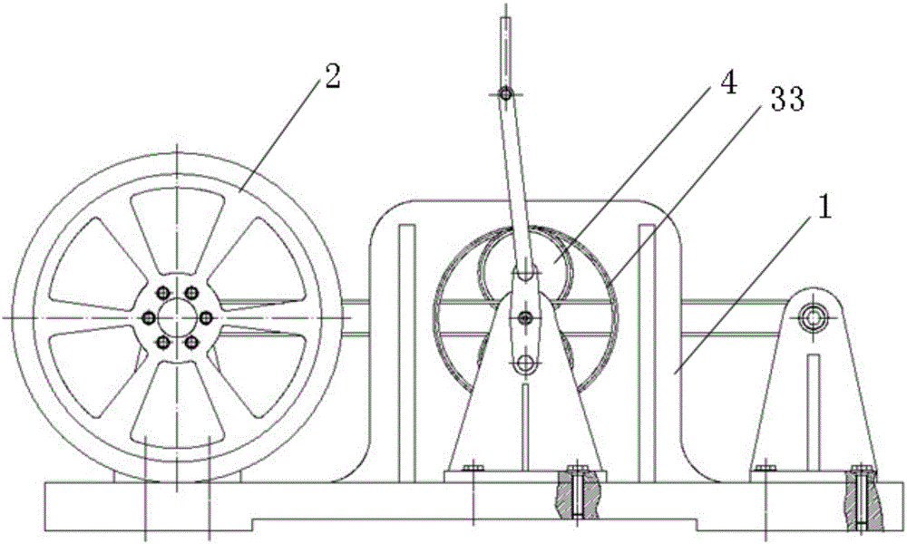 Internal meshing epicyclic gear train type variable flywheel