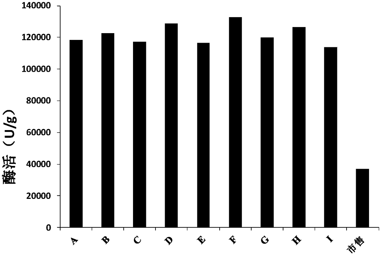 Method for preparing nine types of natto kinase through millimeter wave culture medium