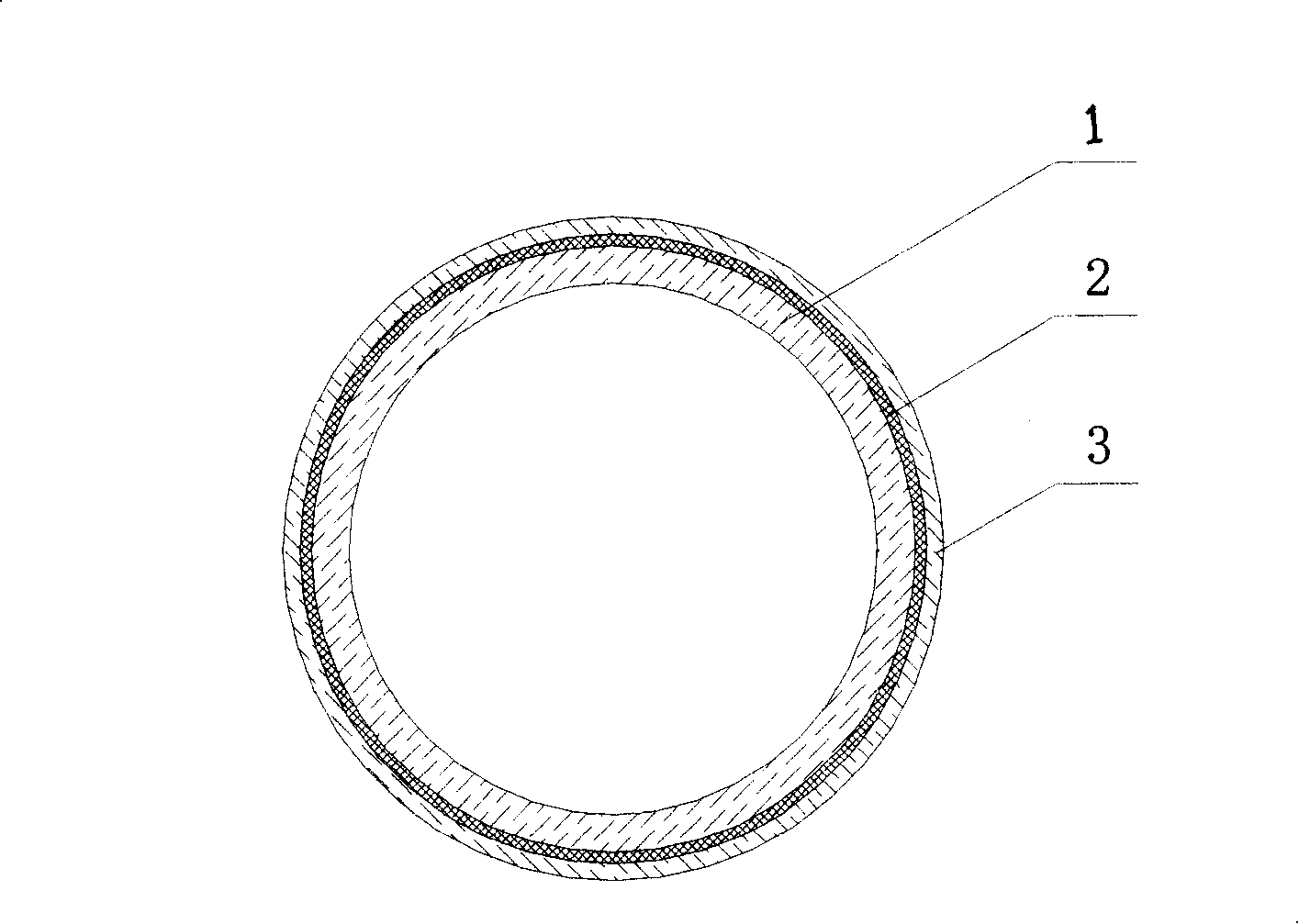Reinforced thermoplastic plastic pipe and its production method
