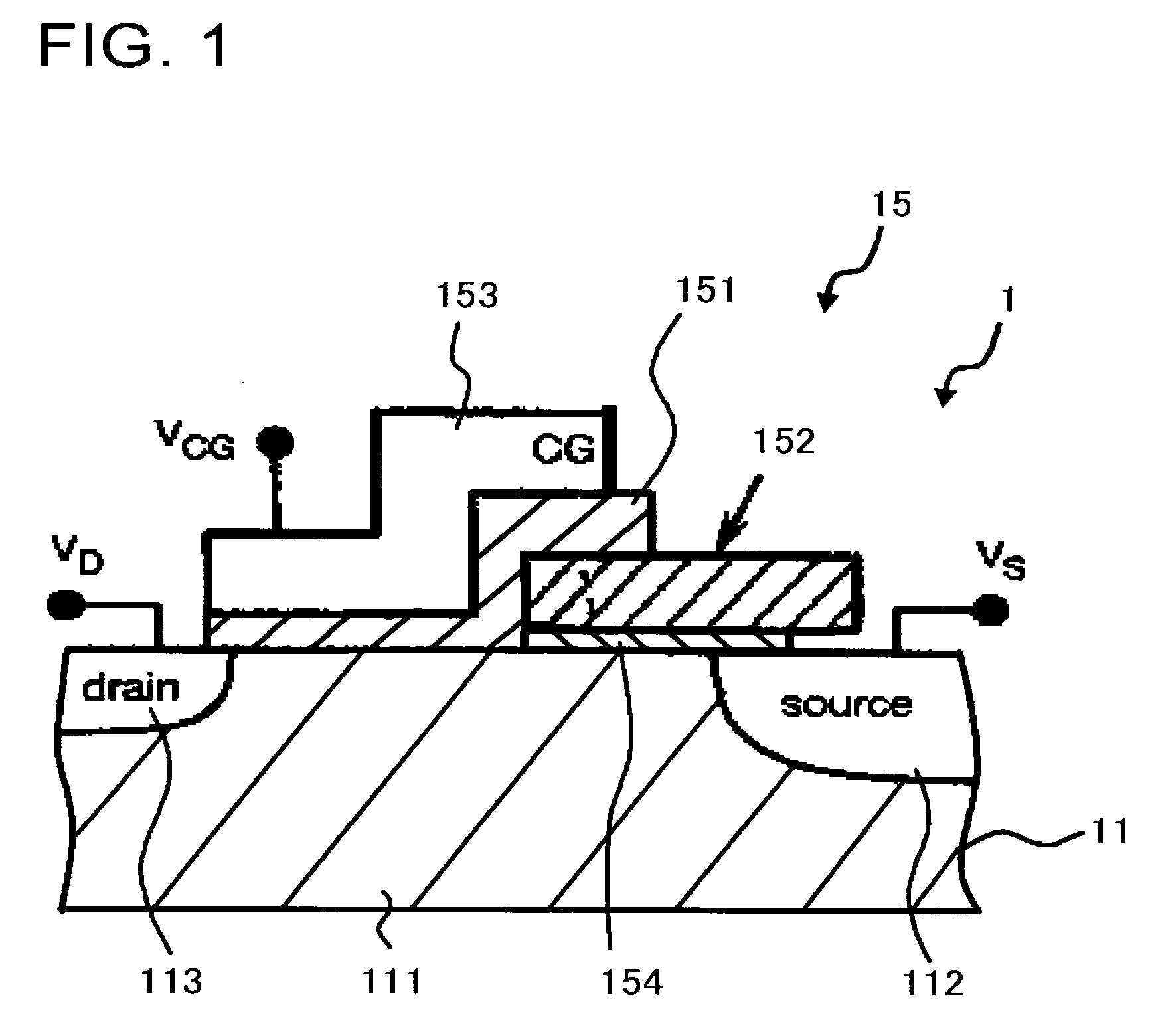 Nonvolatile memory semiconductor device and method for manufacturing same