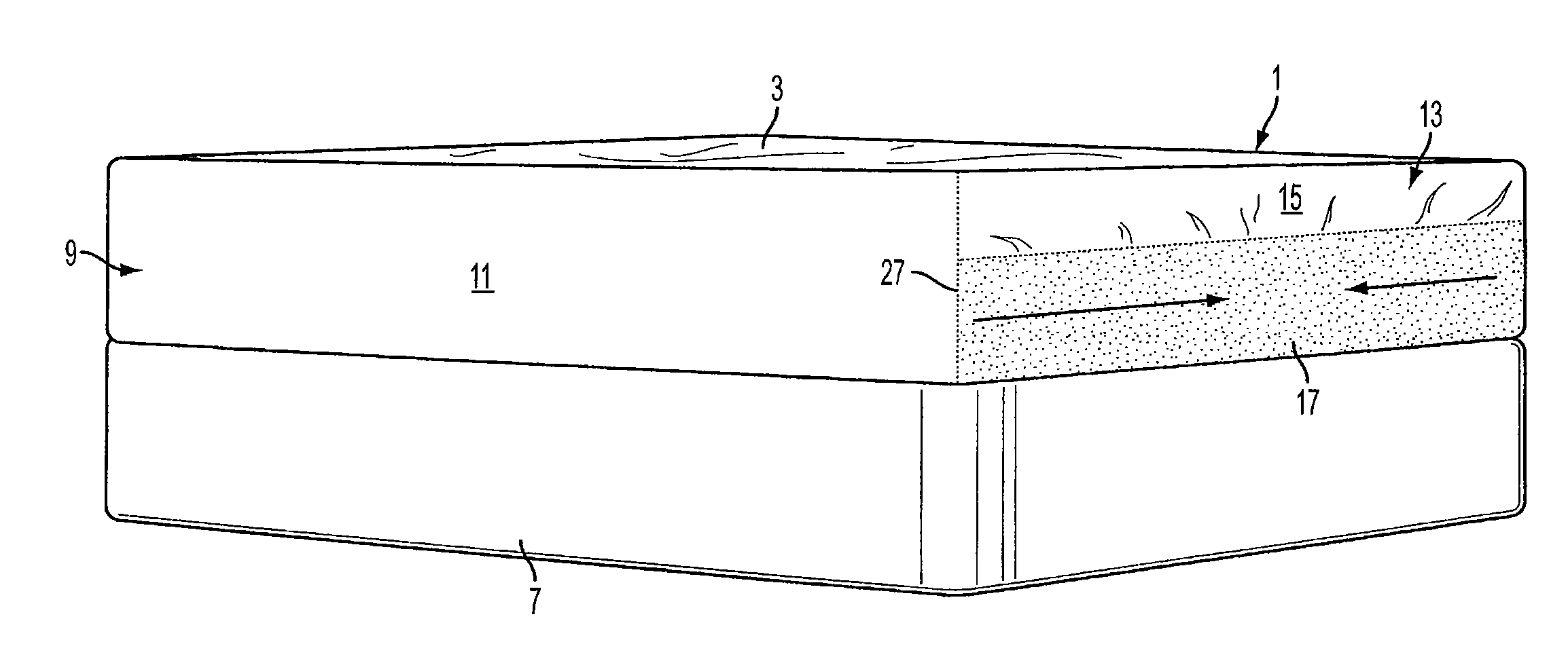 Method of imparting mattress gripping stretchability to a mattress cover