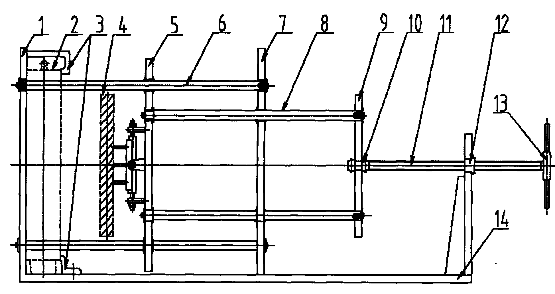 Assembly device and application method for disk type motor