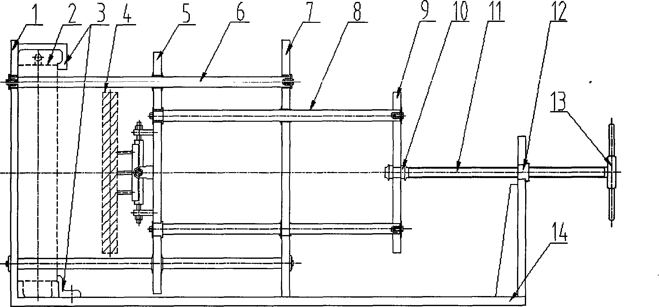 Assembly device and application method for disk type motor