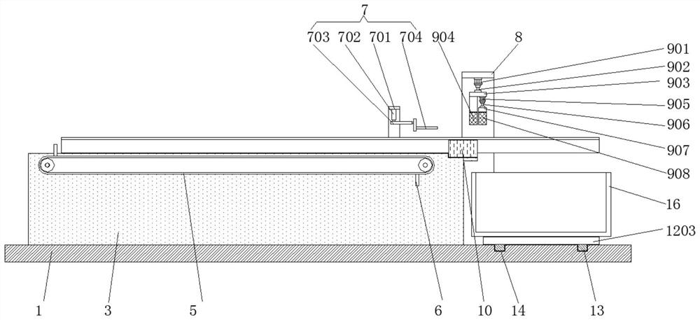 Cutting device capable of preventing color steel plate deformation