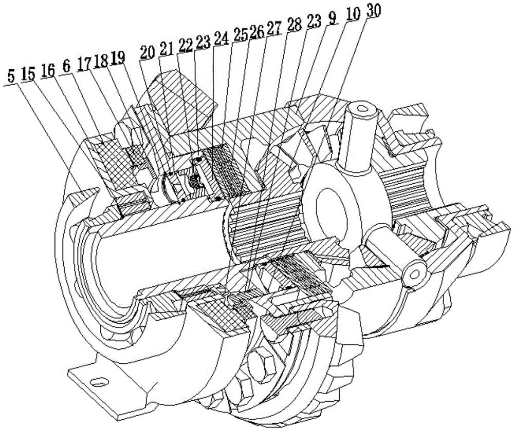 An electronic limited slip differential