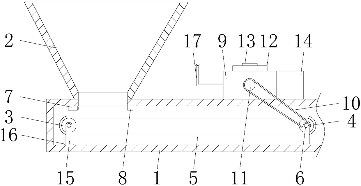 Chip removal device of numerically-controlled machine tool