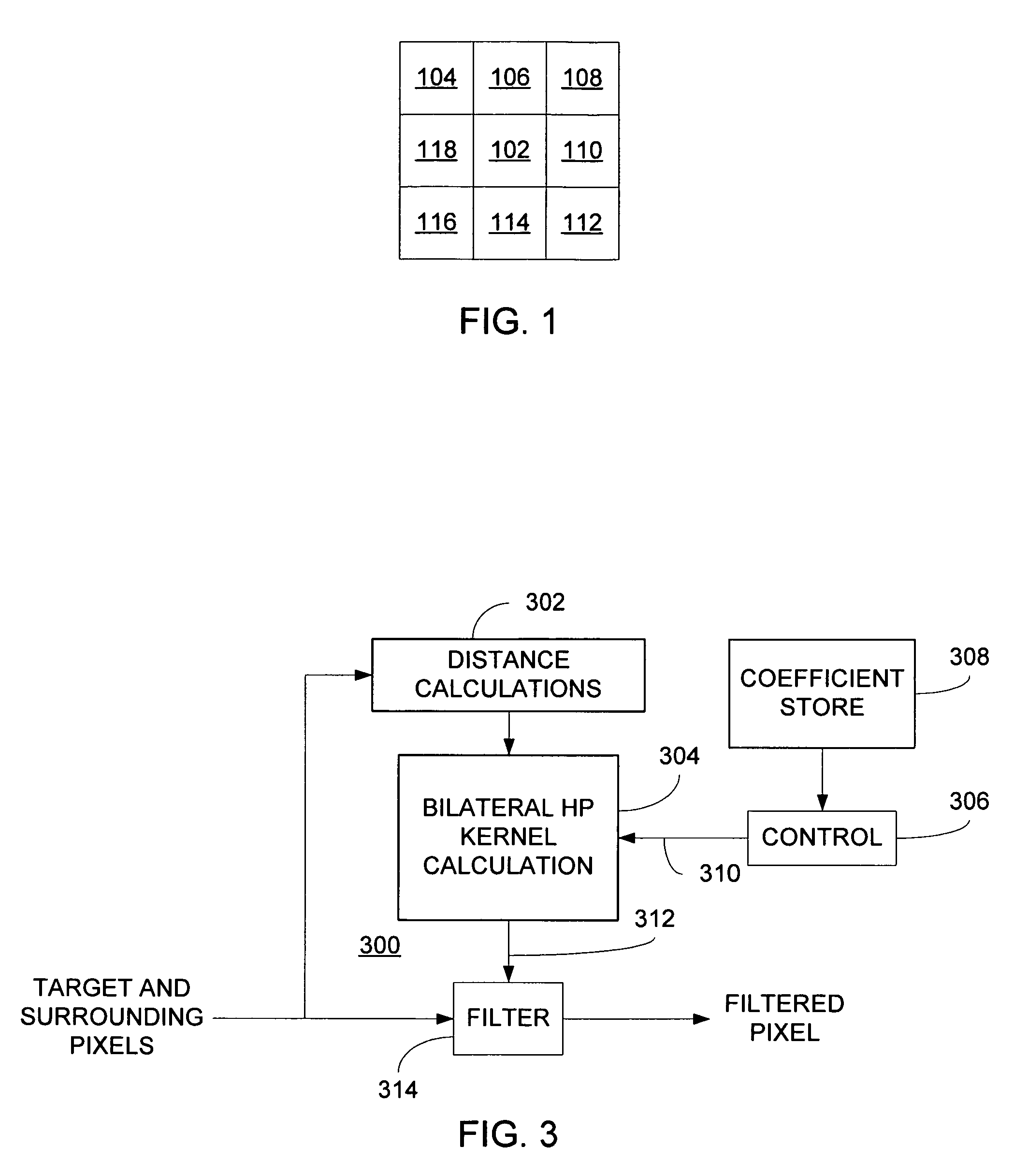 Method and apparatus for bilateral high pass filter