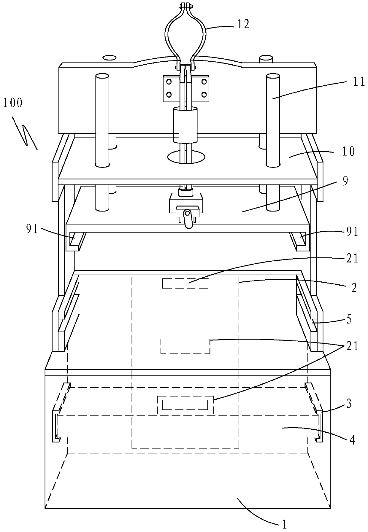 Plug-and-play intelligent testing device without connecting wire