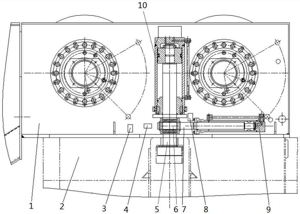 Movable balance weight lifting device, method and engineering machine for controlling device