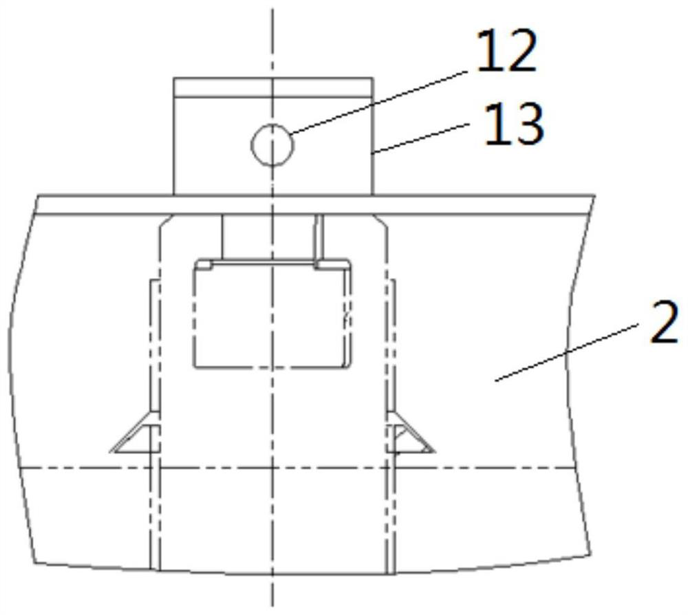 Movable balance weight lifting device, method and engineering machine for controlling device