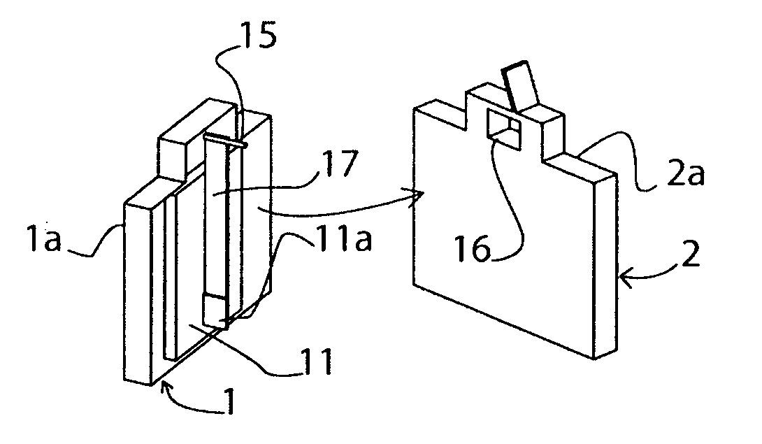Overvoltage protection device comprising a disconnection accessory