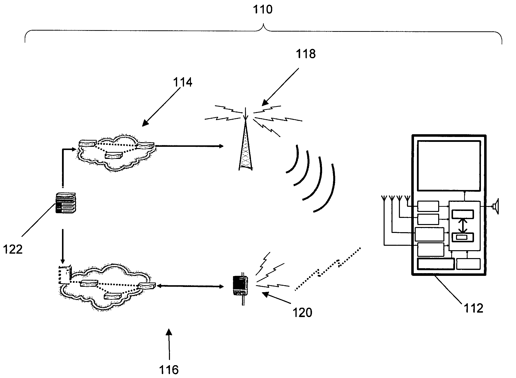 Implicit signaling for split-toi for service guide