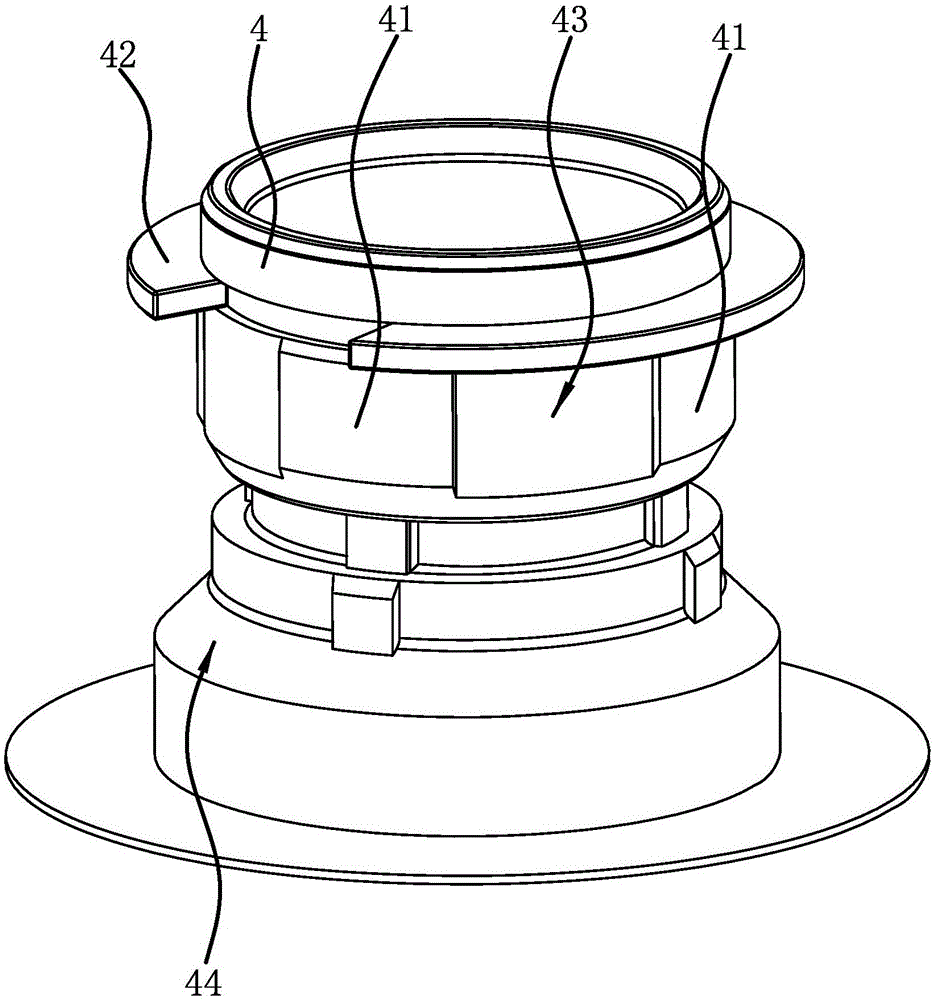 Air inlet structure of plastic wine barrel