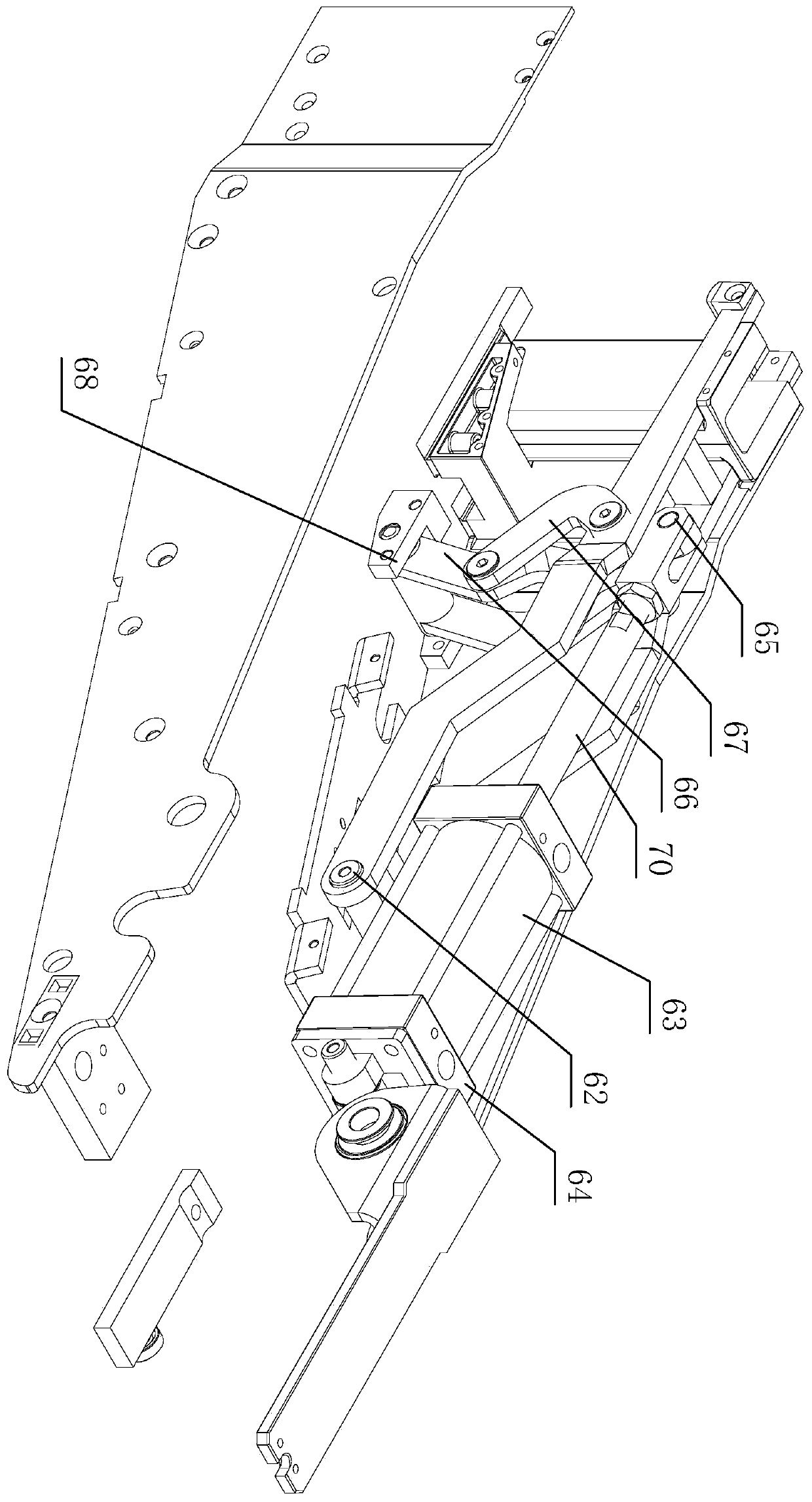 Control system and working method of computer panel saw