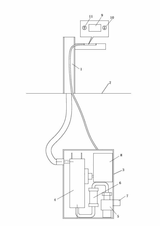 Instant hot touch faucet device