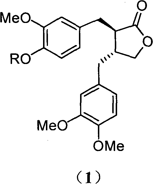 Application of arctigenin and its derivative in medicament preparation