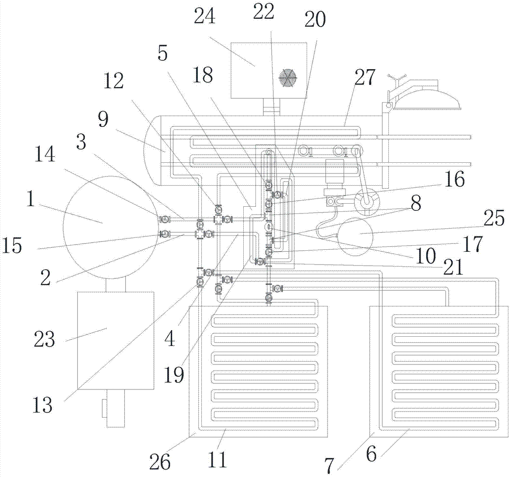 A multifunctional integrated dryer and its realization method
