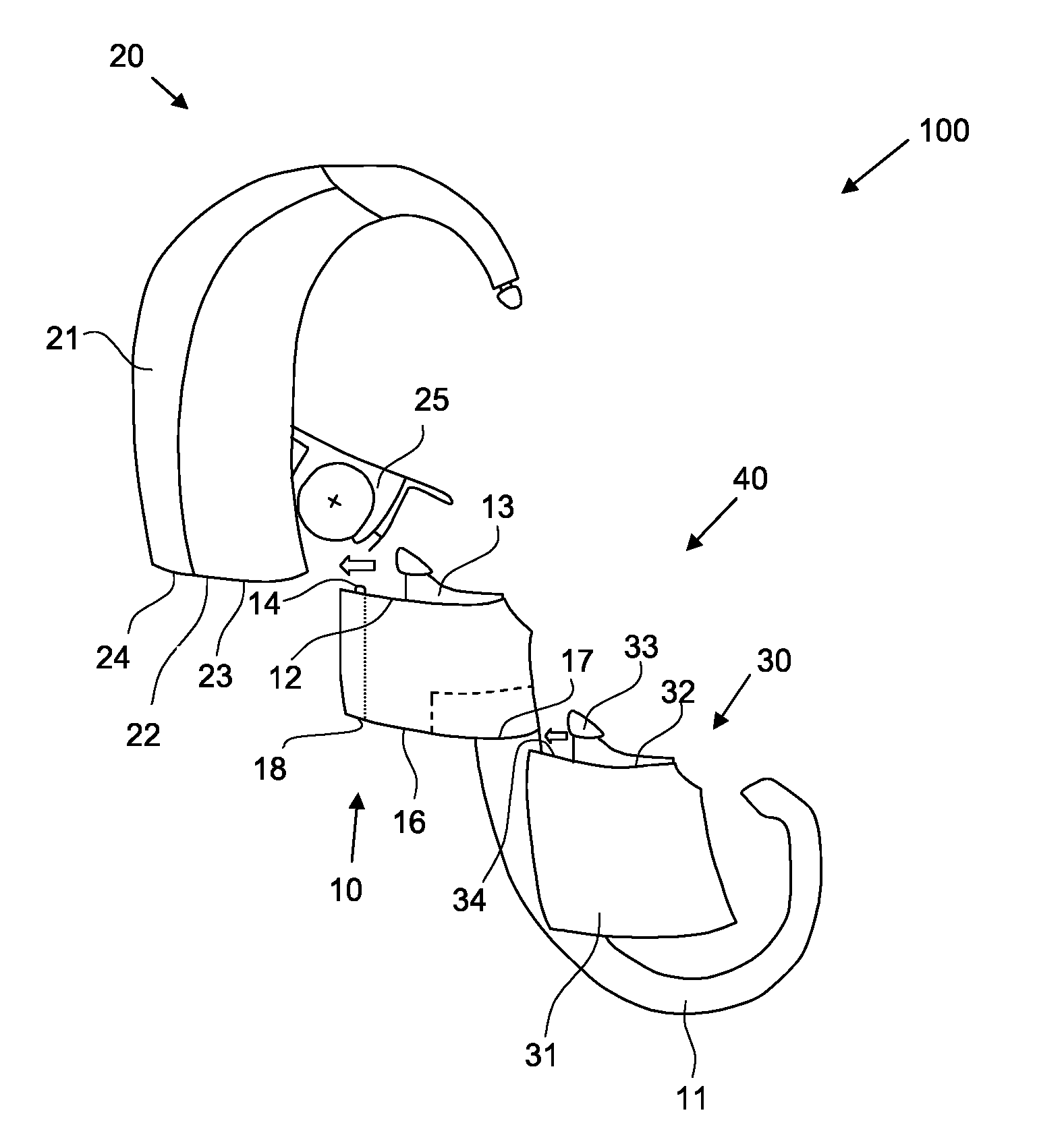 Hearing aid retainer accessory