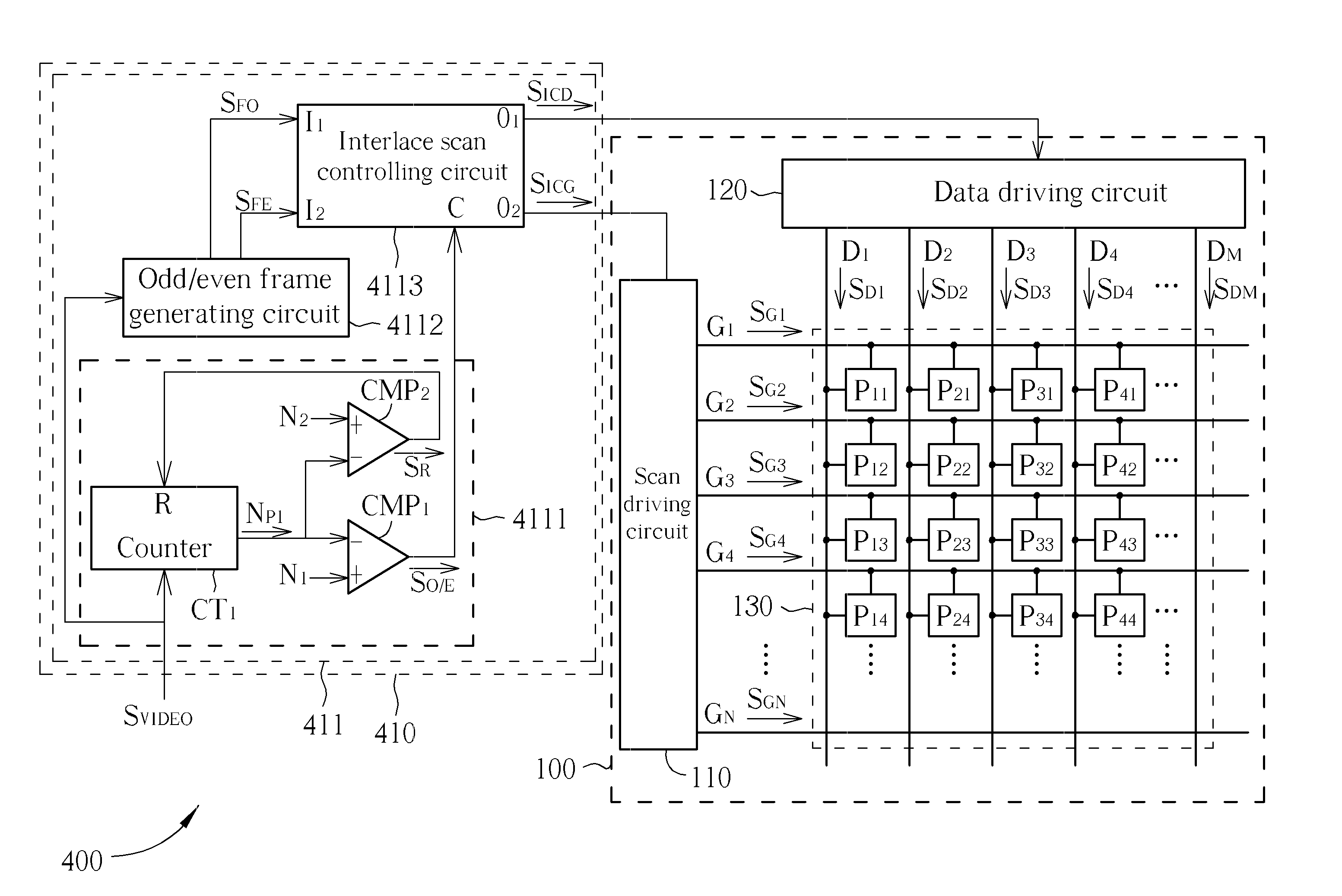 Timing controller with power-saving function