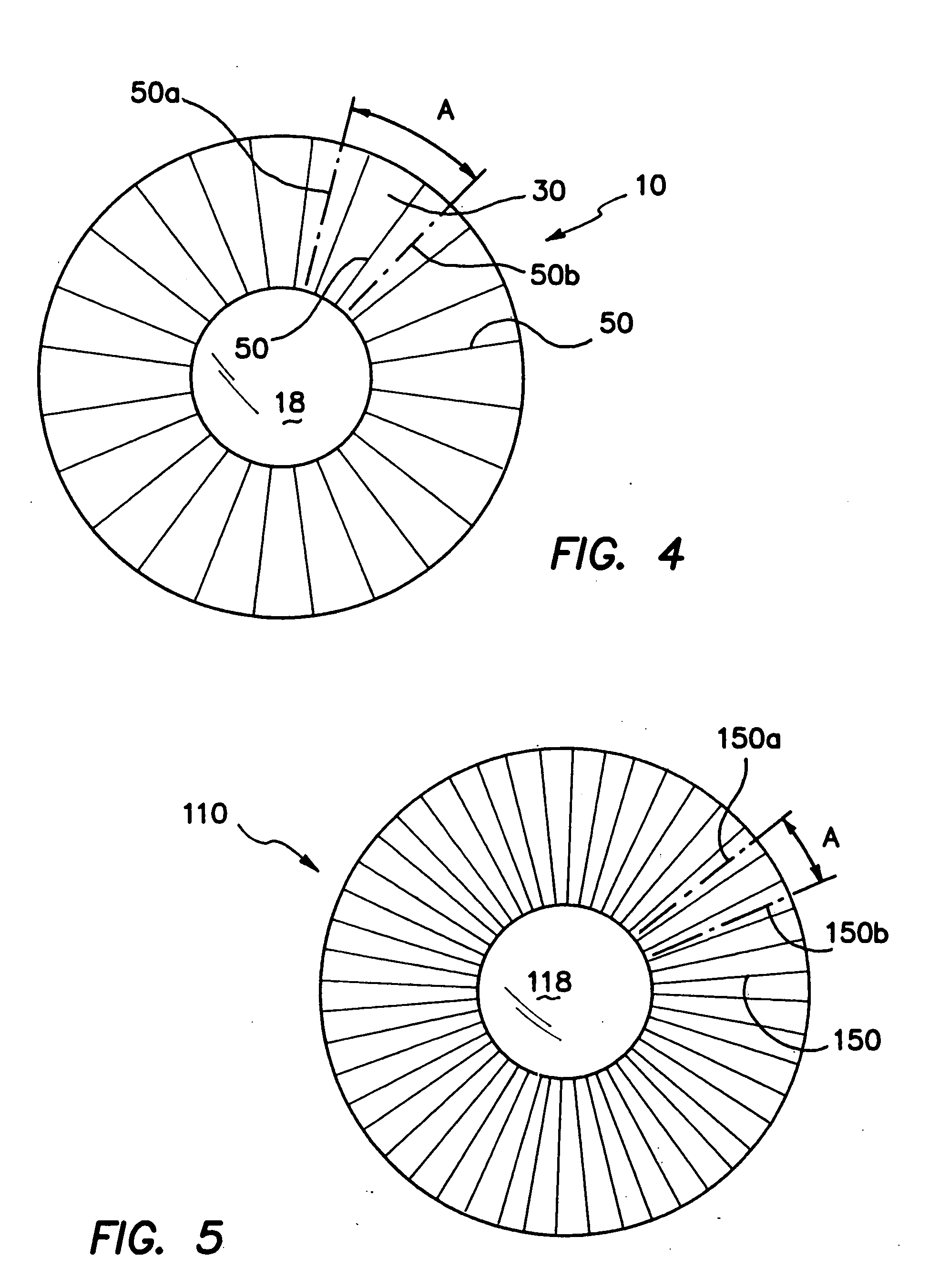 Contact lenses with blended microchannels