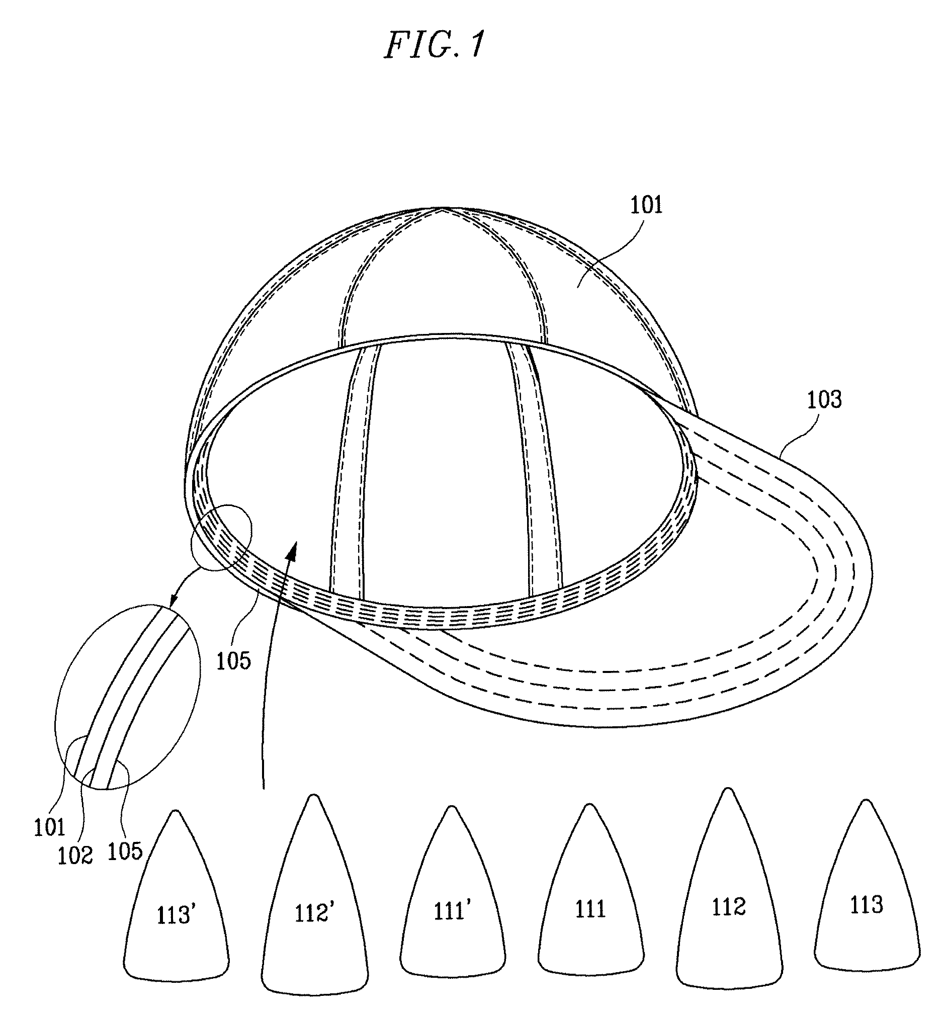 Size Headwear and Manufacturing Method Thereof