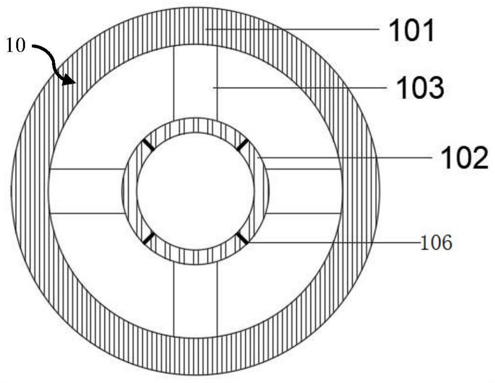 Mechanical light nail thorn anchoring pile and construction method