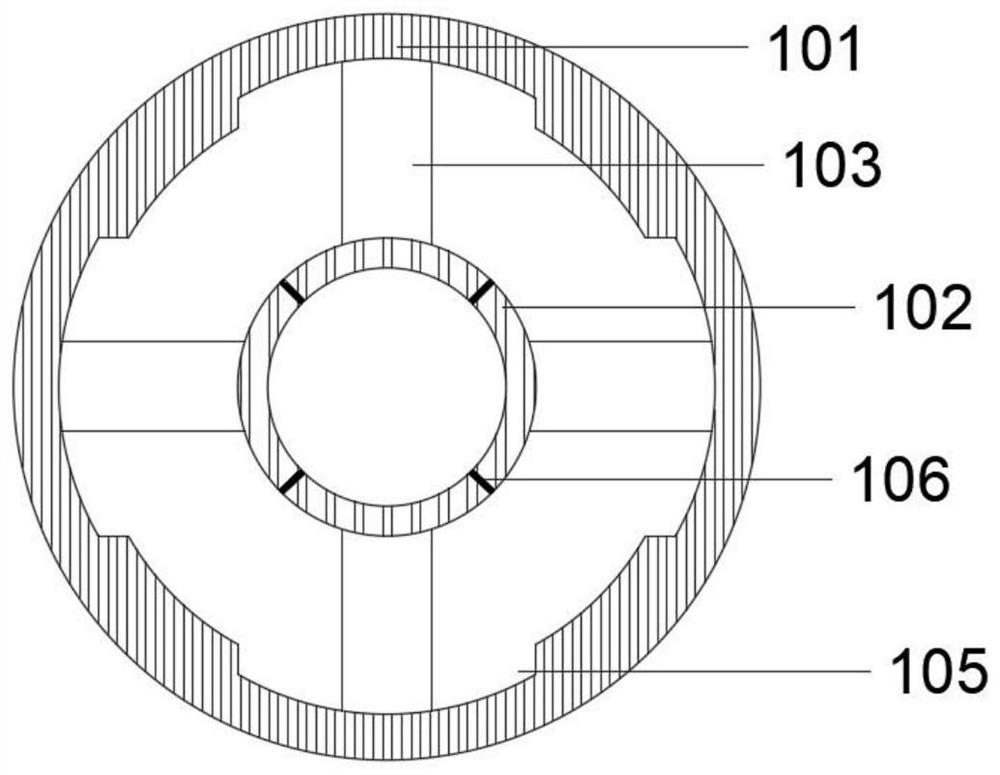 Mechanical light nail thorn anchoring pile and construction method