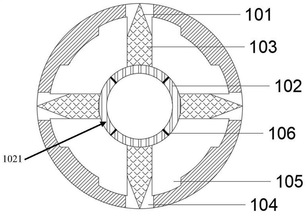 Mechanical light nail thorn anchoring pile and construction method