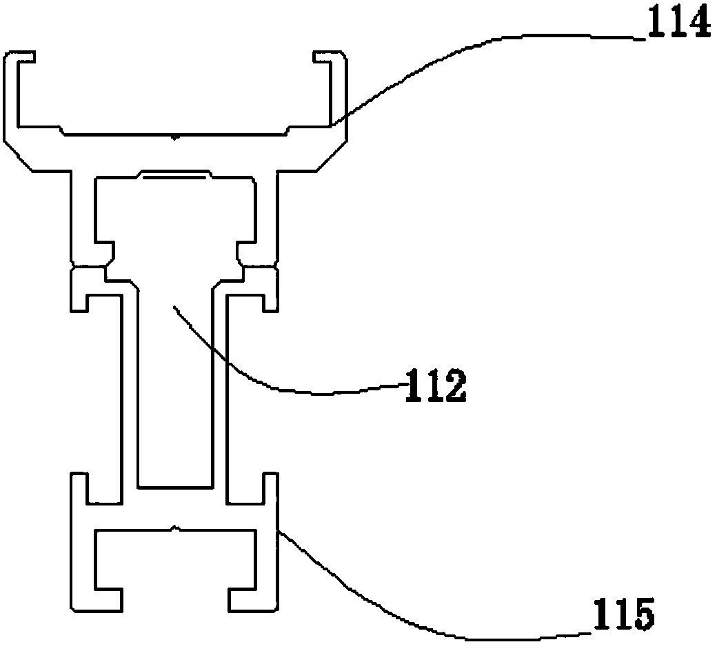 Linear motor structure for telescopic sliding door
