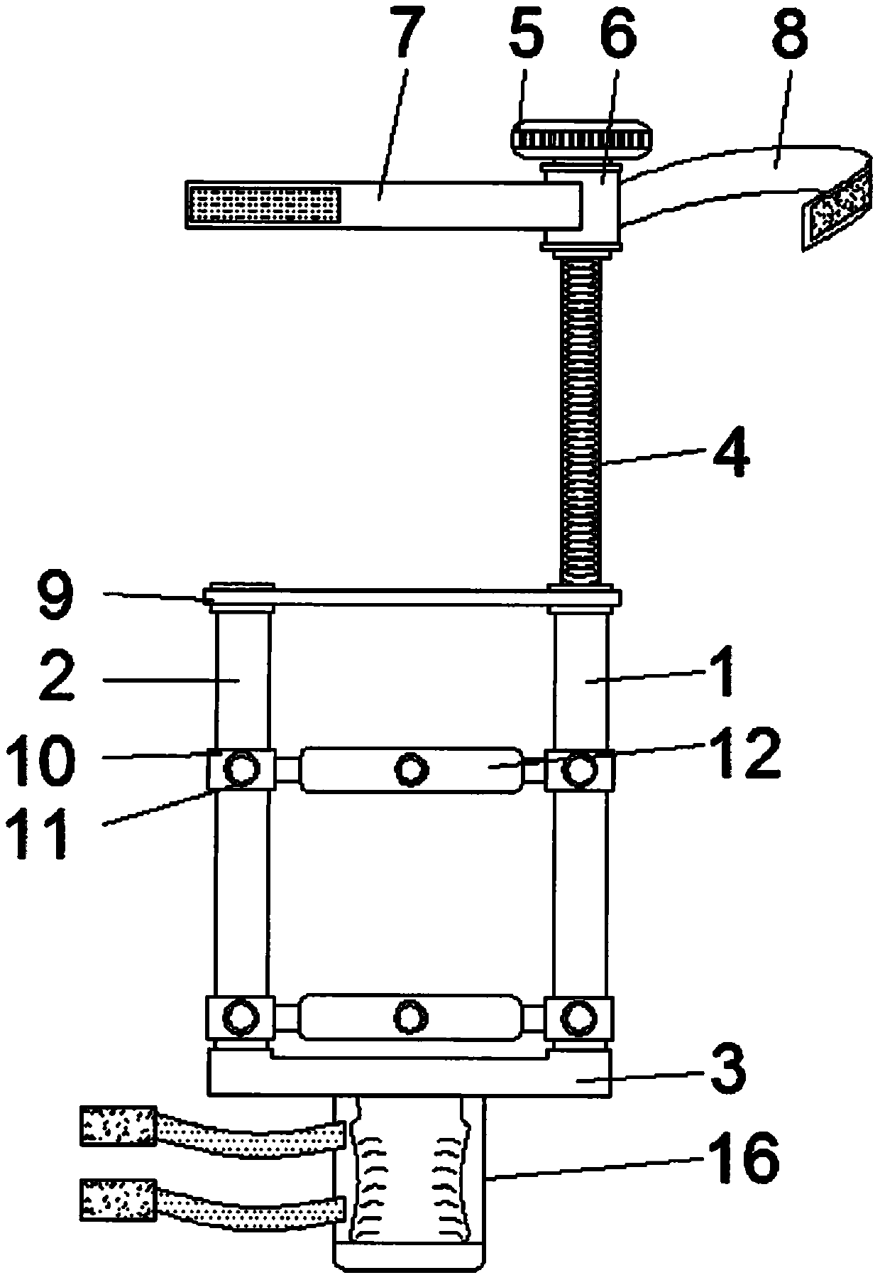 Device and method for straightening ankle joint fracture malunion