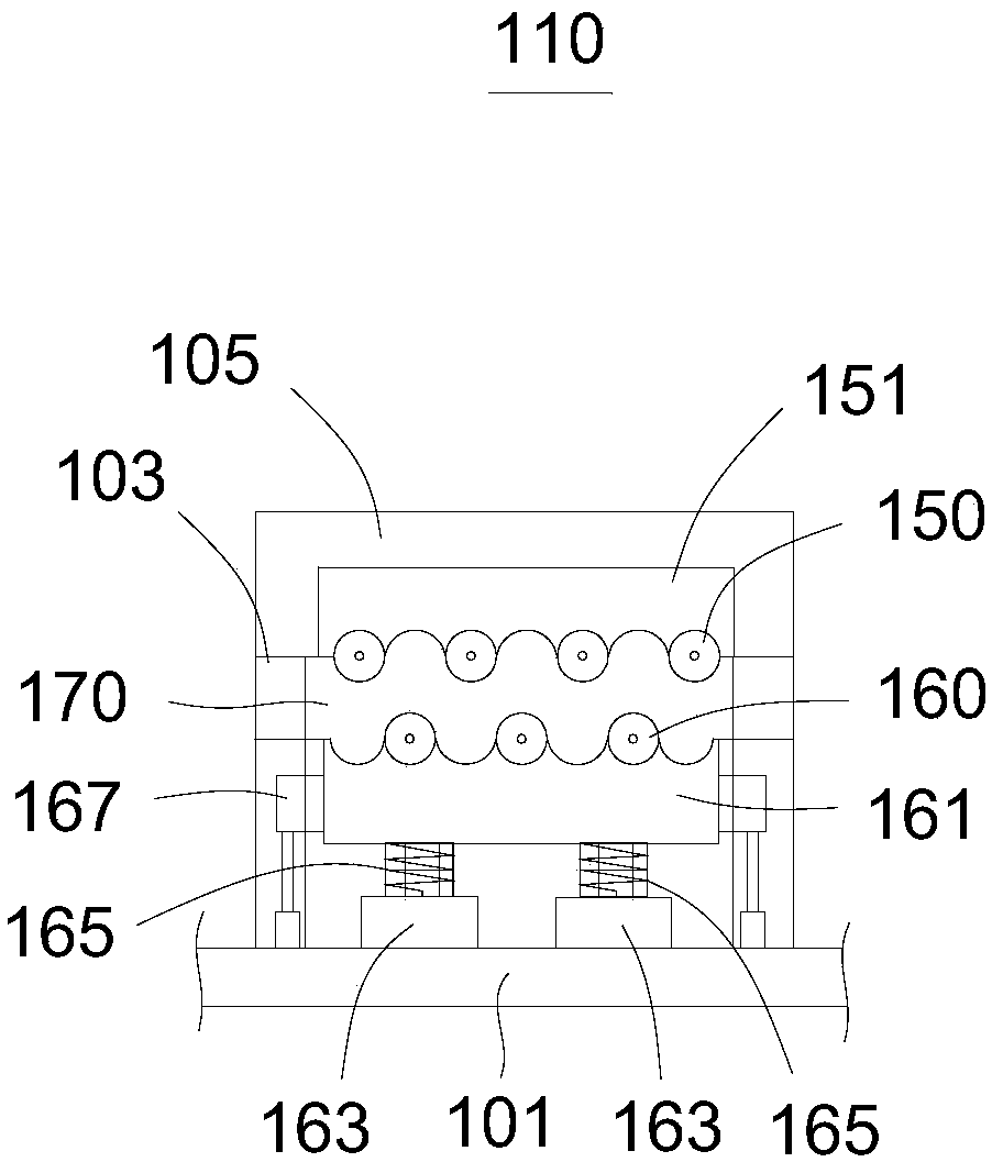 Cable linearity keeping device and equipment
