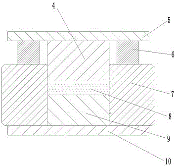 Abrasive Block Layered Compression Forming Method and Forming Device