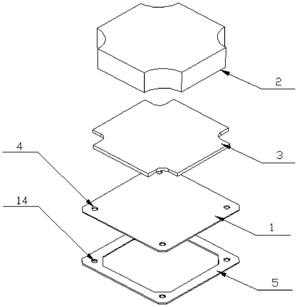 A modular rigid ceramic tile assembly