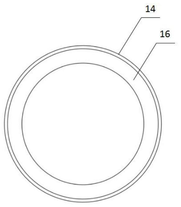 Breakage repairing device and method for flexible composite pipeline