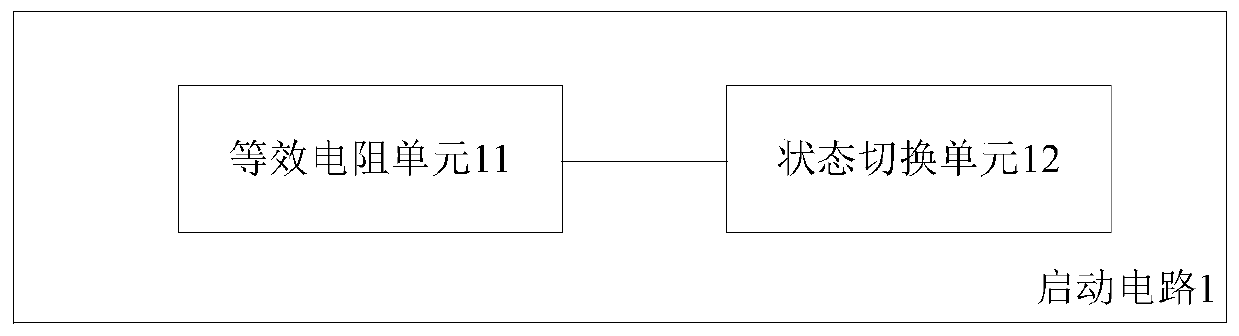 MEMS sensor and starting circuit