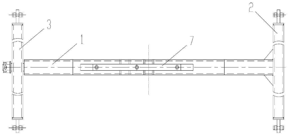 I-shaped hoisting device used for balanced lifting of box body