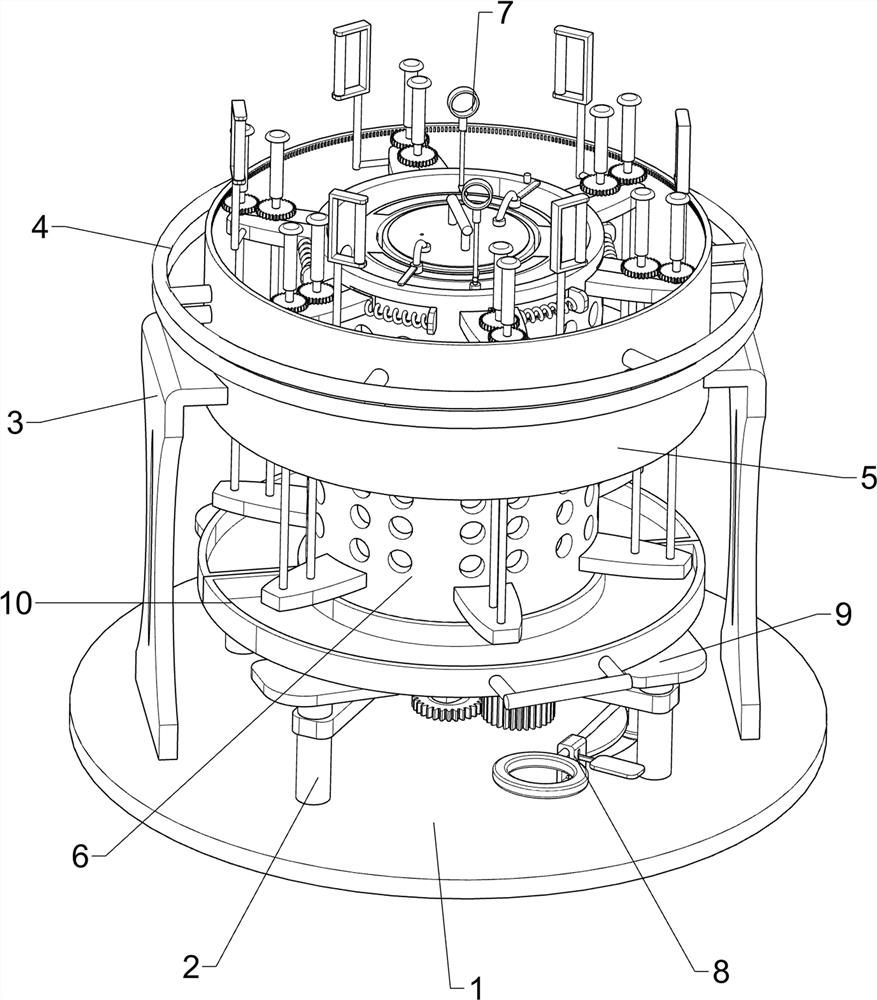 A rotary automatic barbecue equipment