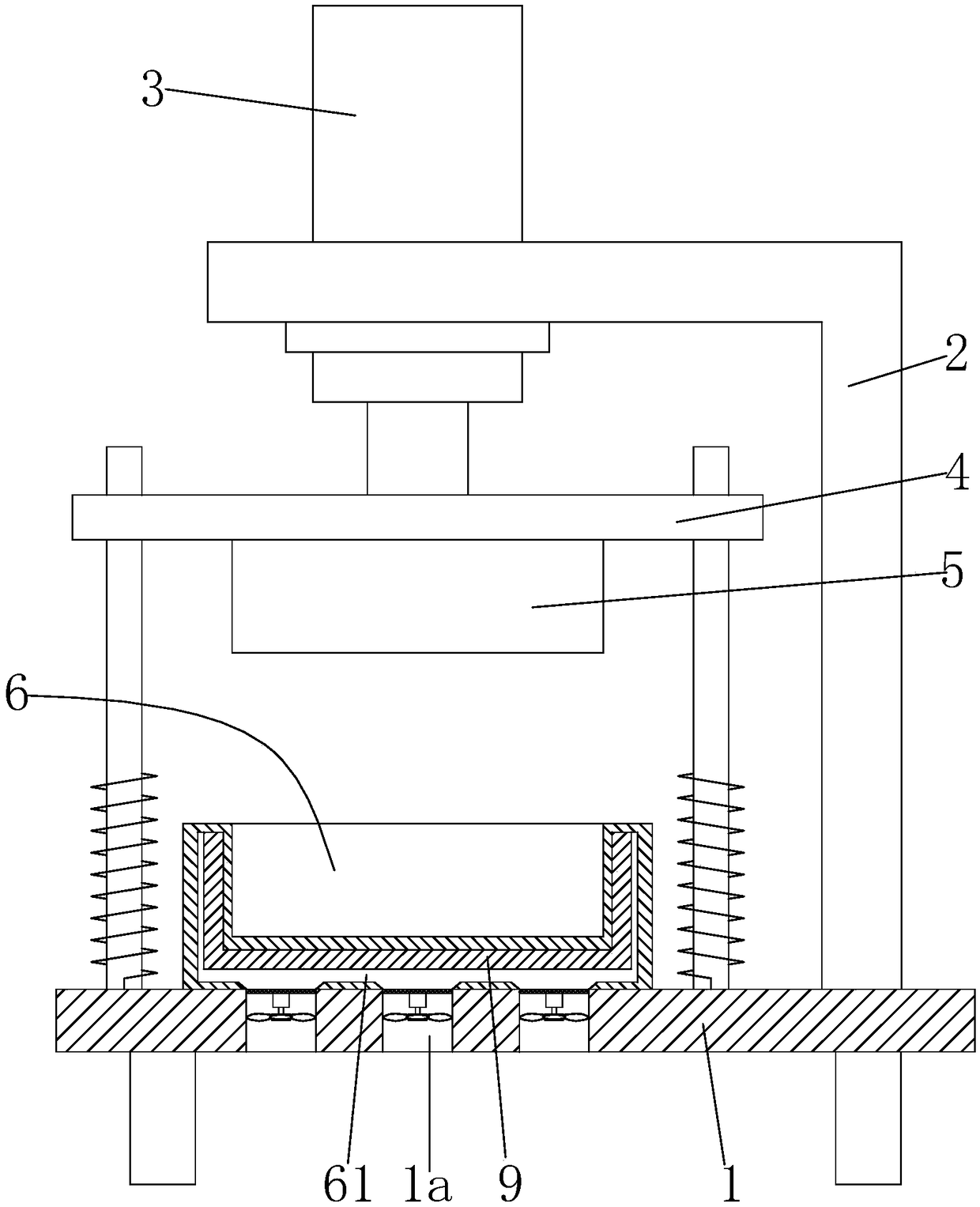 Punching mold with cooling function