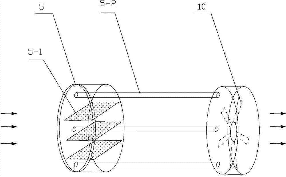 Device for movably eliminating VOCs gas in printing workshop