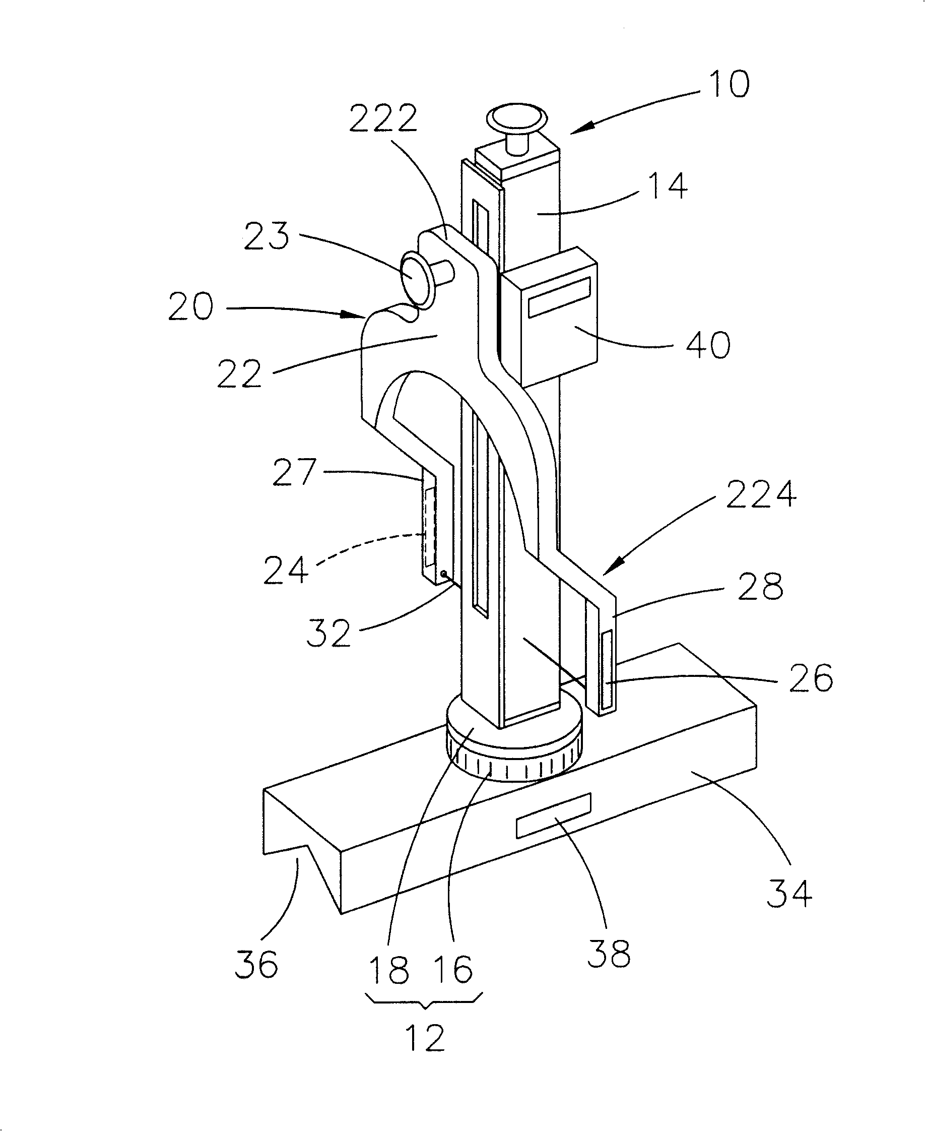 Cursor type non-contact plastic wheel or tumbling cylinder diameter measuring apparatus and measuring system using the same