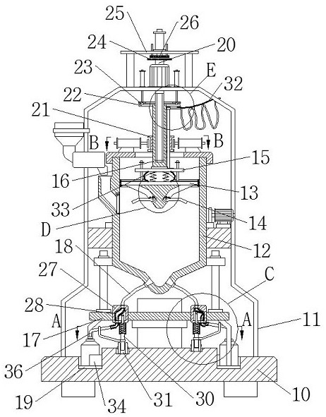 A distribution conveying system for sauce production