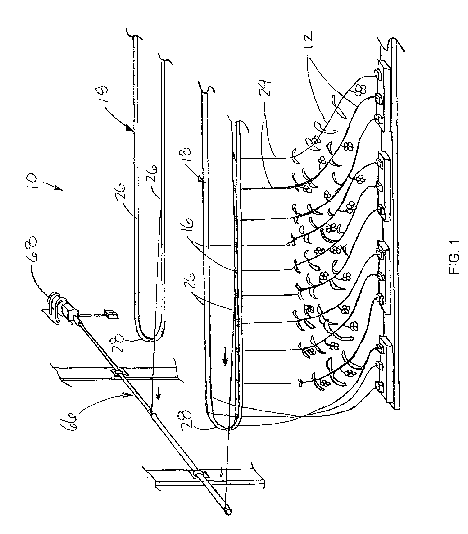 Vine crop supporting system
