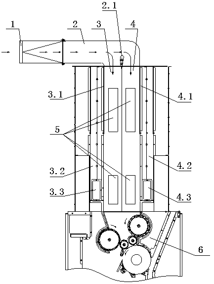 Opening and picking machine