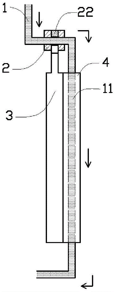 Computer pneumatic water-cooling radiating device